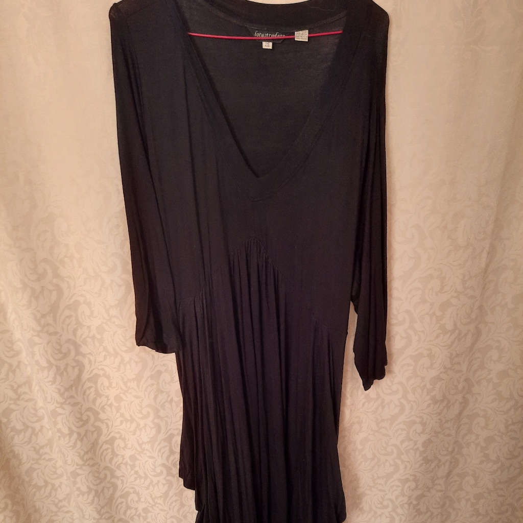 Euc Boho Maxi Dress Black L/Xl